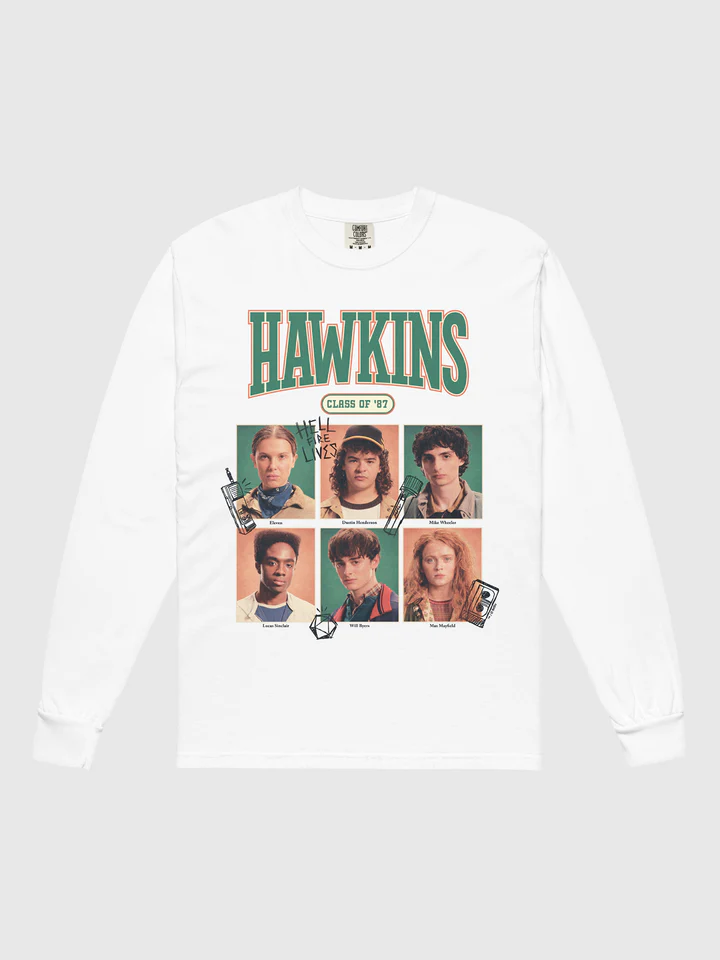 Stranger Things Long Sleeve T-Shirt Hawkins Class of '87 - Image 2