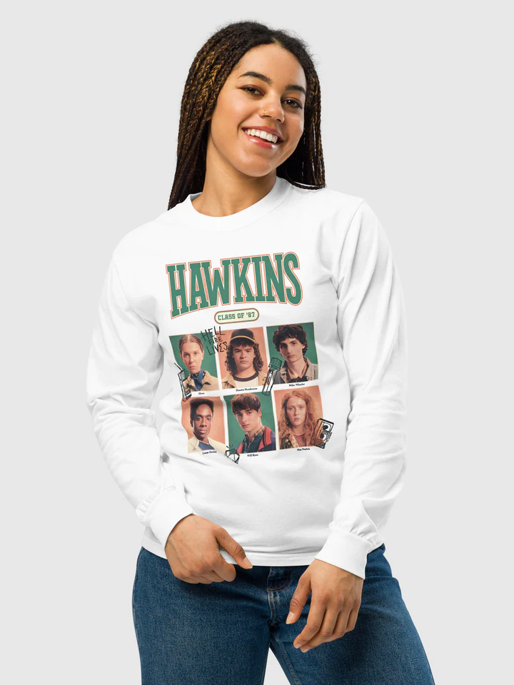 Stranger Things Long Sleeve T-Shirt Hawkins Class of '87
