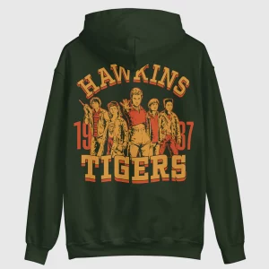Stranger Things Hoodie Hawkins Tigers '87