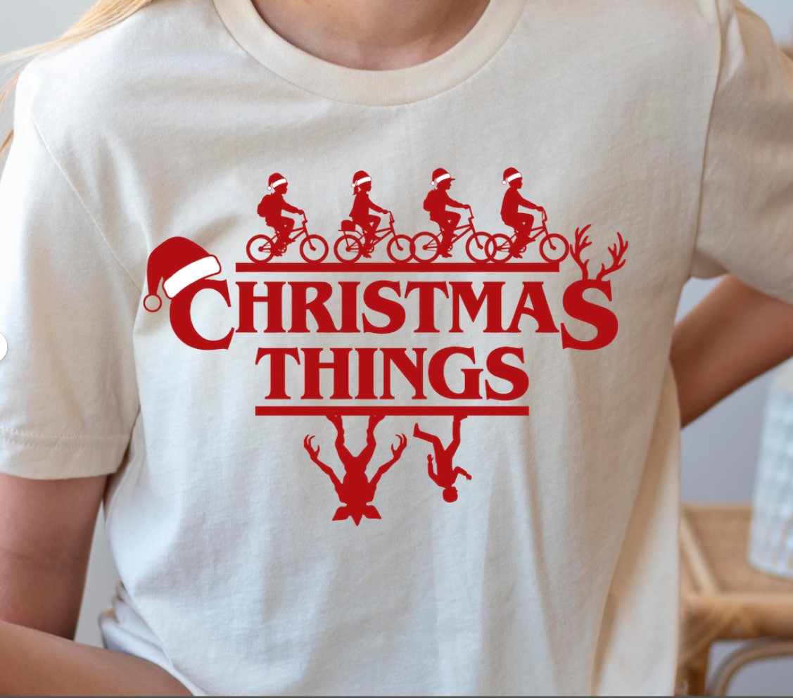 Christmas Things Shirt, Stranger Christmas Sweater - Image 2