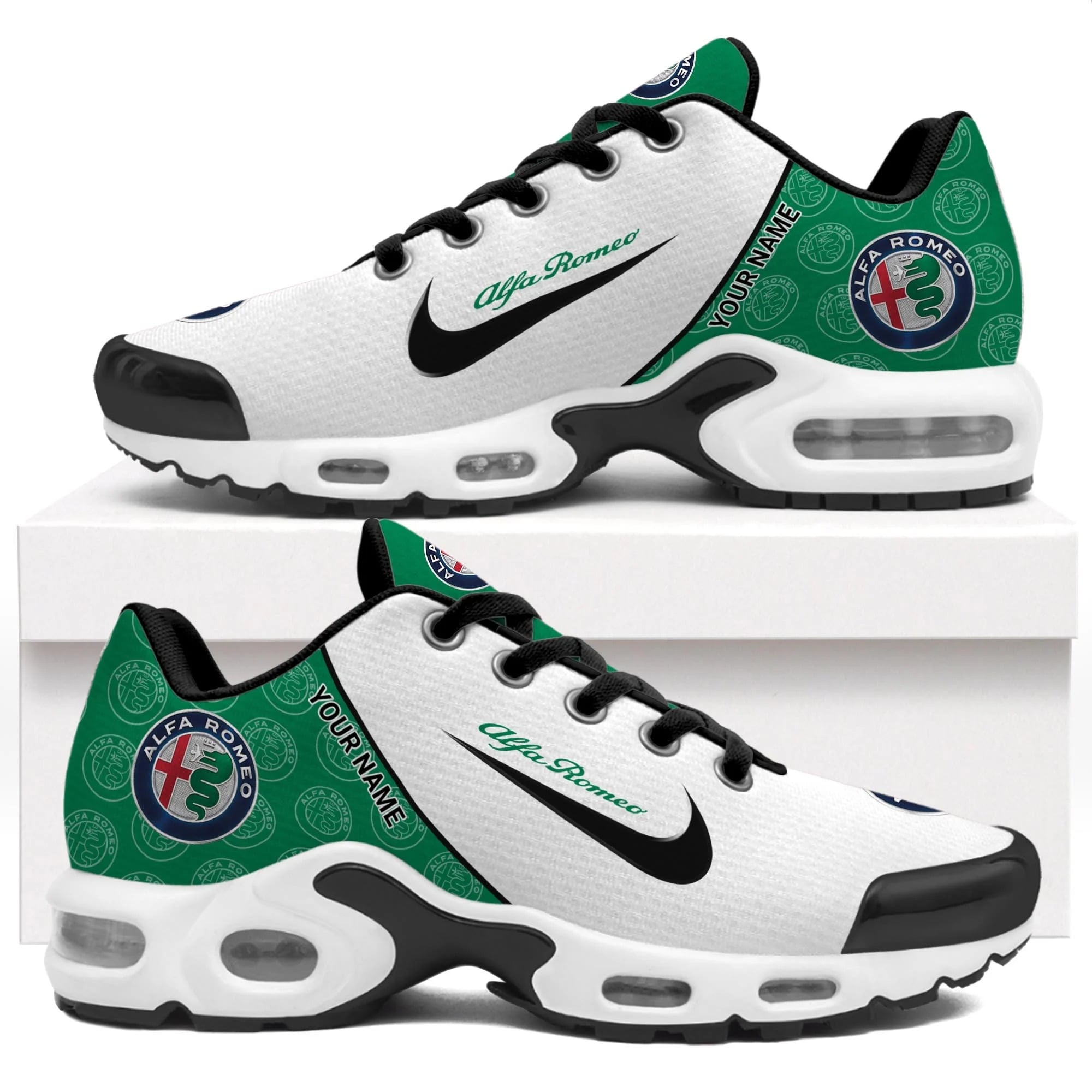 Alfa Romeo Elegant Design Custom Name Sport Shoes VS46 - Image 2
