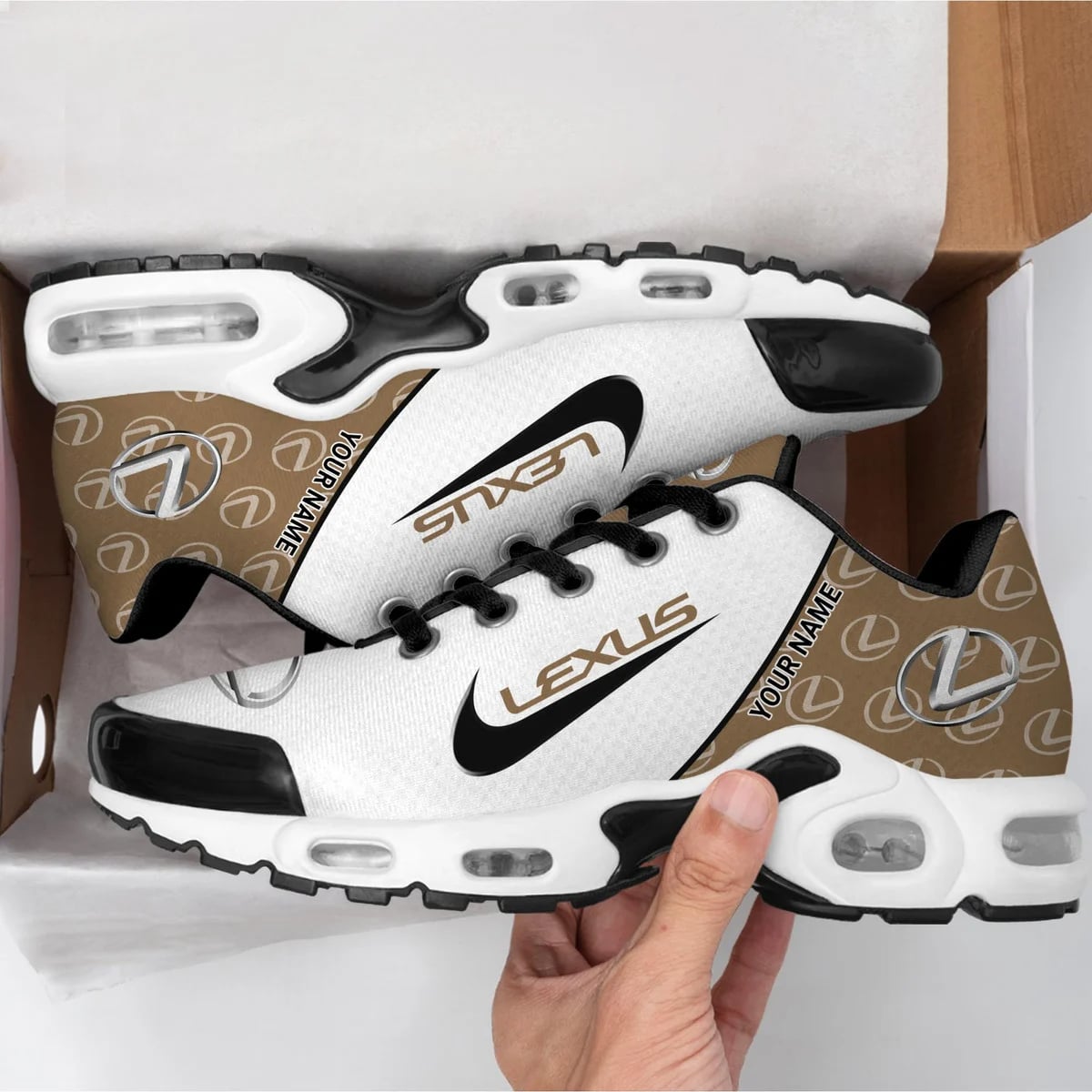 Lexus Elegant Design Custom Name Sport Shoes VS46 - Image 2