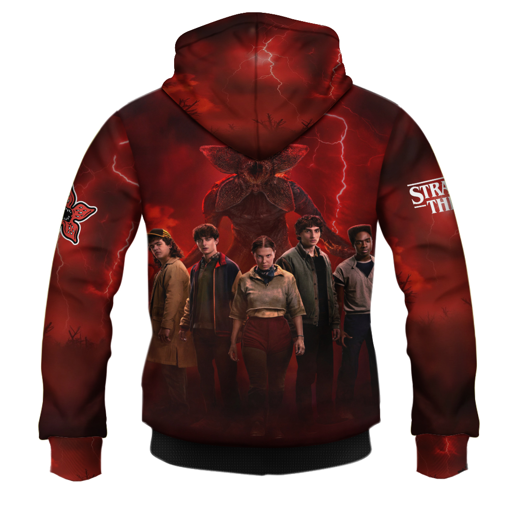 Stranger Things Season5 Special hoodie Straight Outta Hawkins ST6 - Image 2