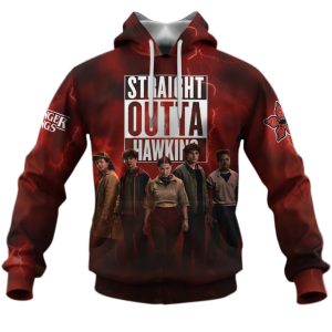 Stranger Things Season5 Special hoodie Straight Outta Hawkins ST6