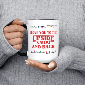 I Love You To The Upside Down, Stranger Things Mug