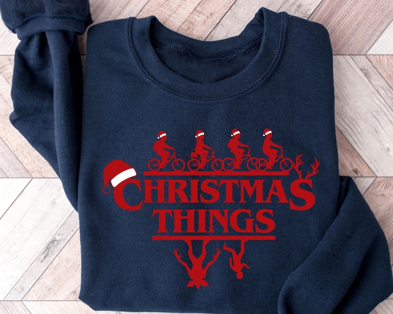 Christmas Things Shirt, Stranger Christmas Sweater - Image 3