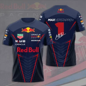 Limited Edition Red Bull Racing x Max Verstappen 3D T-Shirt, Hoodie, Polo, Sweatshirt RBRAOP2431- Cindalena