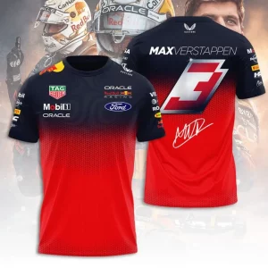 Limited Edition Red Bull Racing x Max Verstappen 3D T-Shirt, Hoodie, Polo, Sweatshirt RBRAOP0216- Cindalena