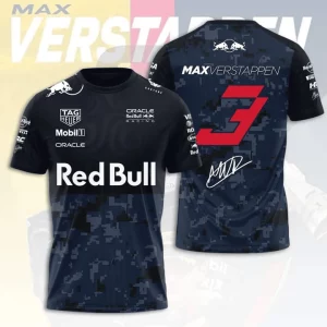 Limited Edition Red Bull Racing x Max Verstappen 3D T-Shirt, Hoodie, Polo, Sweatshirt MVAOP312- Cindalena