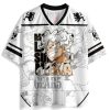 Custom Name One Piece Luffy Gear 5 Anime Football Jersey White
