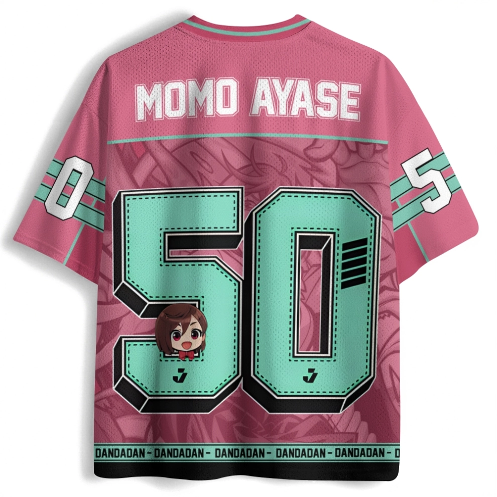 Custom Name Anime Jersey Dandadan Ayase Momo - Image 2