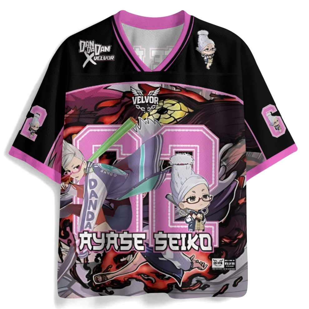 Custom Name Anime Jersey Dandadan Ayase Seiko - Image 2