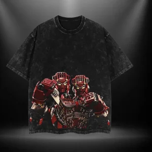 Real Steel Printed Unisex Washed T-Shirt