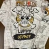 Luffy Gear 5 Joyboy Bomber Jacket White