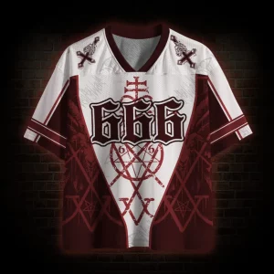 Demon Mesh Jersey-Custom Name On Back