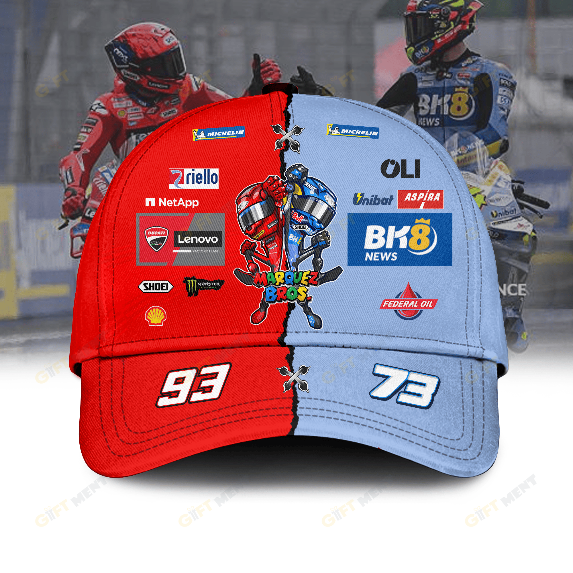 Marquez Bros Combo | Ducati x Gresini Edition Premium Cap