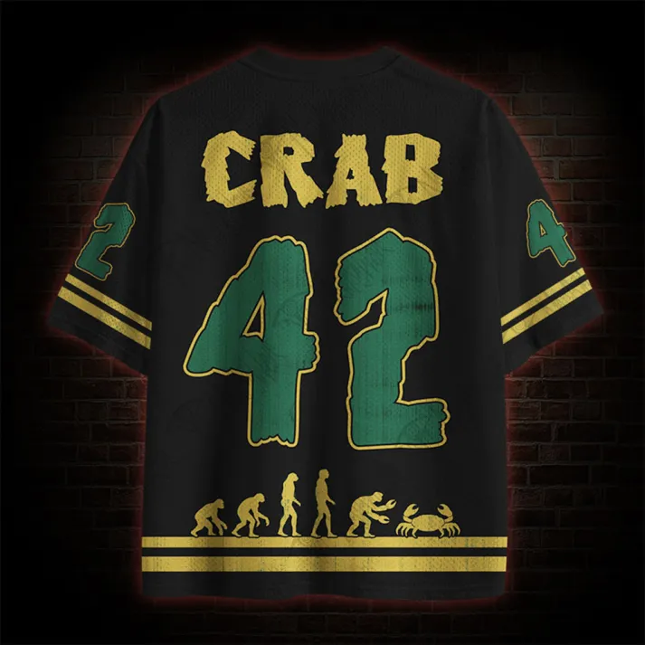 Reject Hunmanity Evolve into Crab Mesh Jersey-Custom Name On Back - Image 2