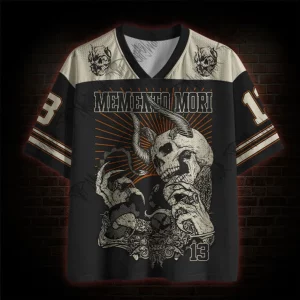 Memento Mori Mesh Jersey-Custom Name On Back