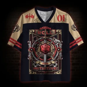 Roll for Initiative Mesh Jersey-Custom Name On Back