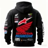 Honda HRC Progressive Printed Fleece-lined Unisex Hoodie