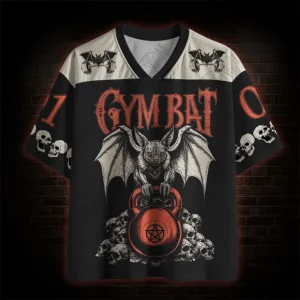 Gym Bat Mesh Jersey-Custom Name On Back