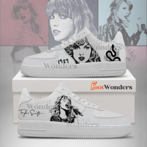 1989 Black White - Taylor Swift AF1 Shoes