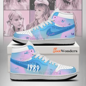 1989 Blue Pink 1 - Taylor Swift J1 Shoes