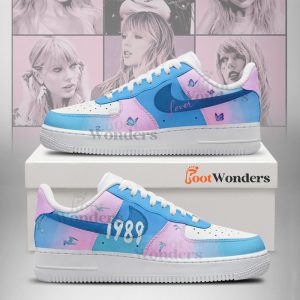 1989 Blue Pink - Taylor Swift AF1 Shoes