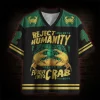 Reject Hunmanity Evolve into Crab Mesh Jersey-Custom Name On Back