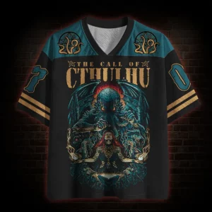 The Call of Cthulhu Mesh Jersey-Custom Name On Back
