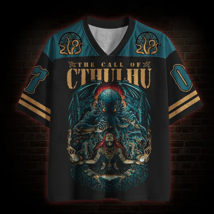 The Call of Cthulhu Mesh Jersey-Custom Name On Back