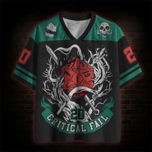 Critical Horror Mesh Jersey-Custom Name On Back