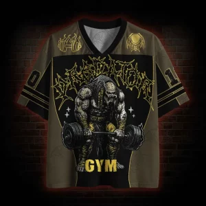 Alien Hunter Gym Mesh Jersey-Custom Name On Back
