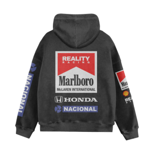 Washed Hoodie Limited Heritage Senna Marlboro Inspired