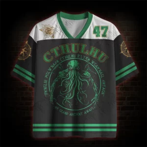 Cthulhu Mesh Jersey-Custom Name On Back