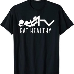 Eat Healthy Printed Men's T-Shirt