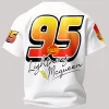 Lightning McQueen Printed Fleece-lined Unisex Tshirt v2