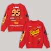 Lightning McQueen Printed Fleece-lined Unisex Sweatshirt v1