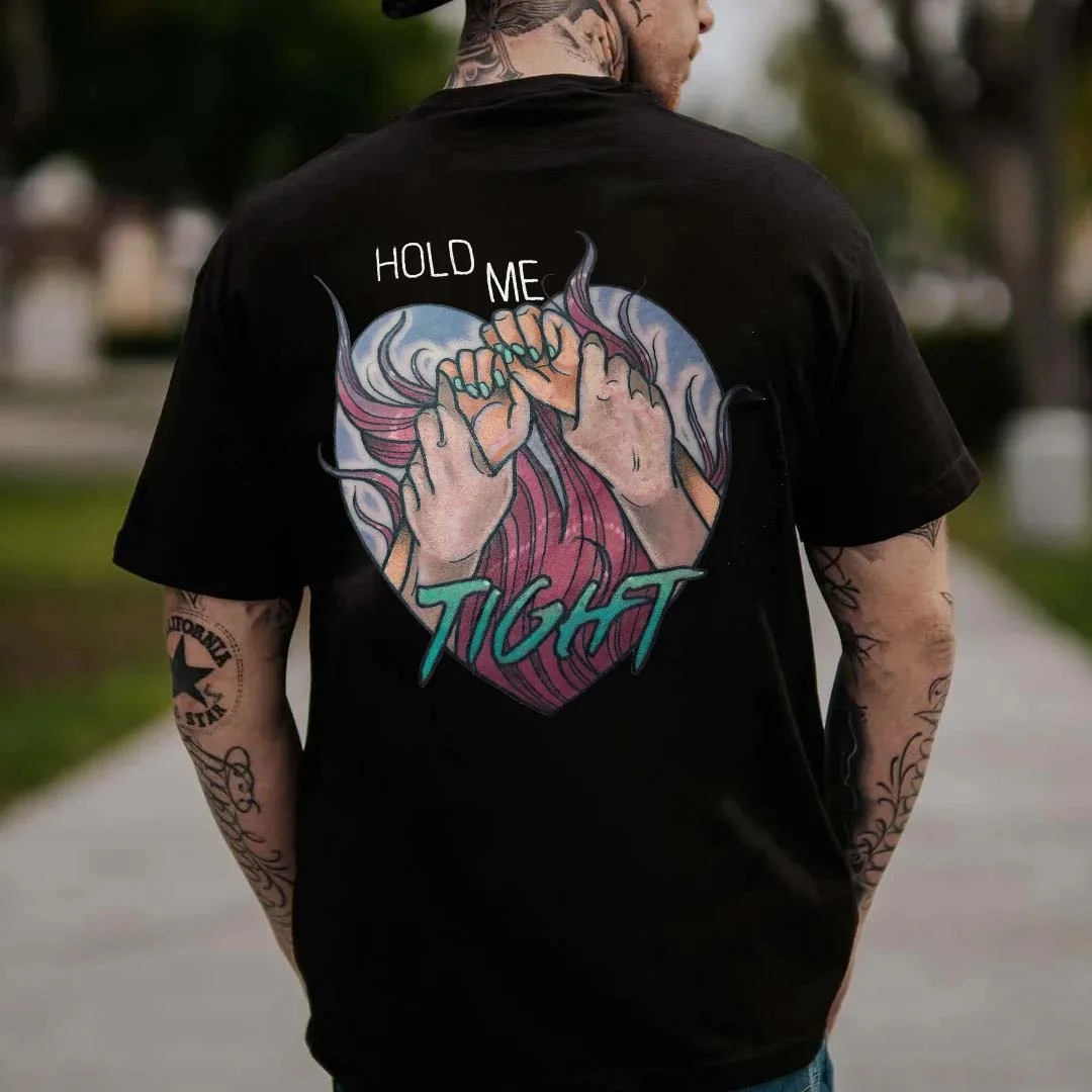 Hold Me Printed Men's T-Shirt