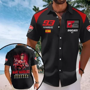 Marc Márquez Short Sleeve Button-Down Shirt