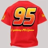 Lightning McQueen Printed Fleece-lined Unisex Tshirt v5
