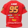 Lightning McQueen Printed Fleece-lined Unisex Tshirt v1