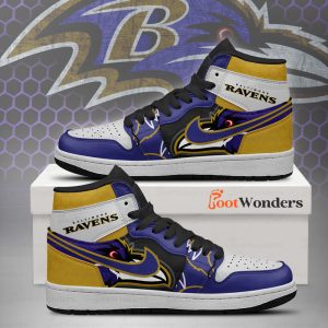 Baltimore Ravens - NFL Teams J1 Shoes