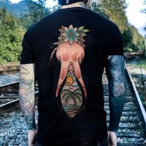 Paradise Printed Men's T-Shirt