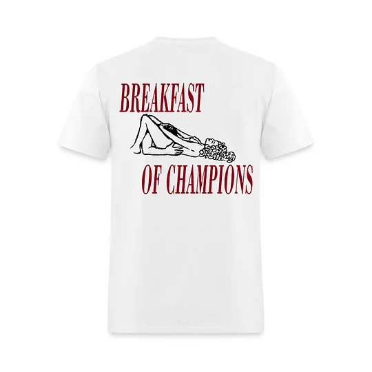 Breakfast of Champions Printed Men's T-Shirt - Image 3