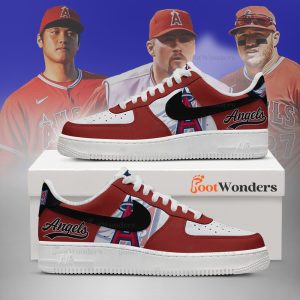 Los Angeles Angels - MLB World Series AF1 Shoes