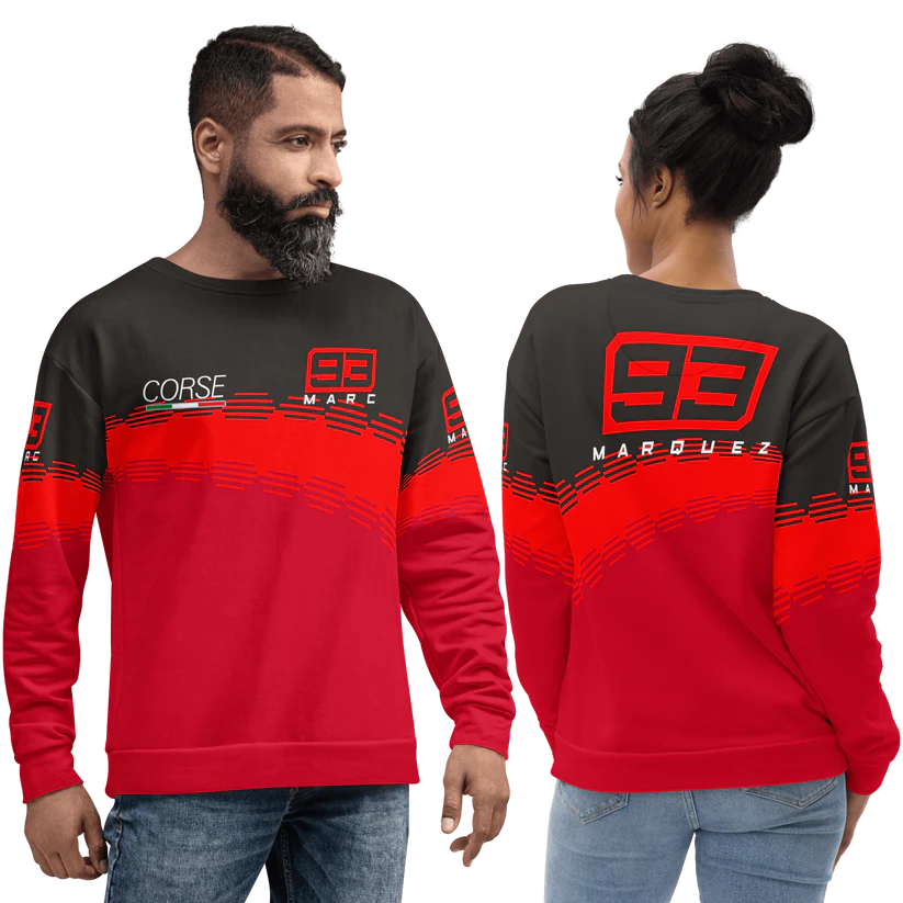 Ducati Lenovo Team x Marc Márquez 3D Apparel Tshirt Hoodie - Image 10