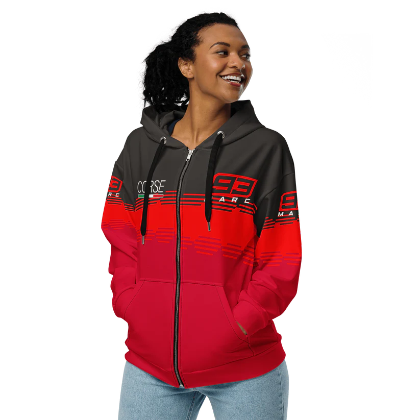 Ducati Lenovo Team x Marc Márquez 3D Apparel Tshirt Hoodie - Image 4