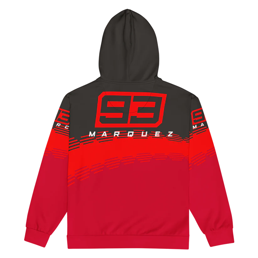 Ducati Lenovo Team x Marc Márquez 3D Apparel Tshirt Hoodie - Image 3