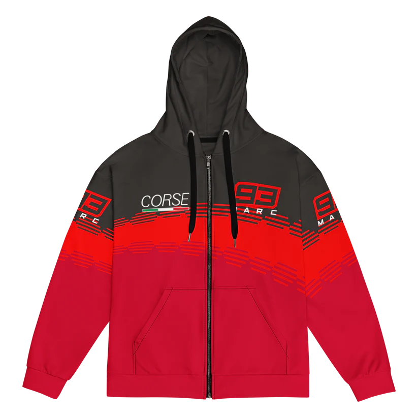 Ducati Lenovo Team x Marc Márquez 3D Apparel Tshirt Hoodie - Image 2